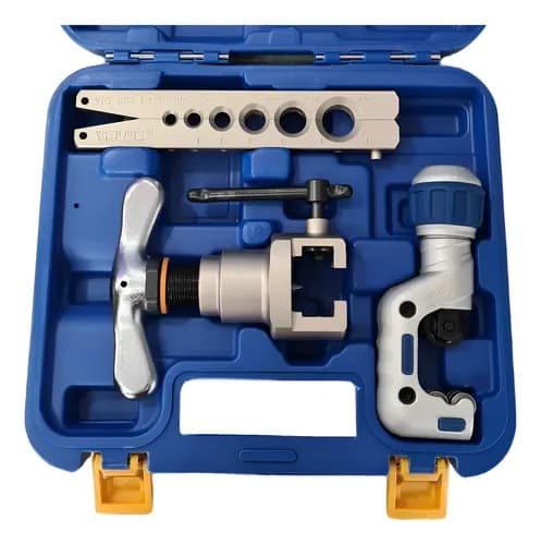 Kit Pestañadora y Cortadora Value VFT-808-IS 1/4 a 3/4 Maletín 3 Piezas