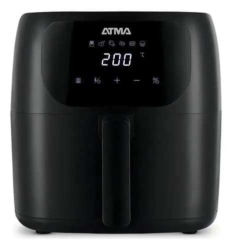 Freidora De Aire Digital Sin Aceite Atma Pro Fr60arbp 6,5l Color Negro