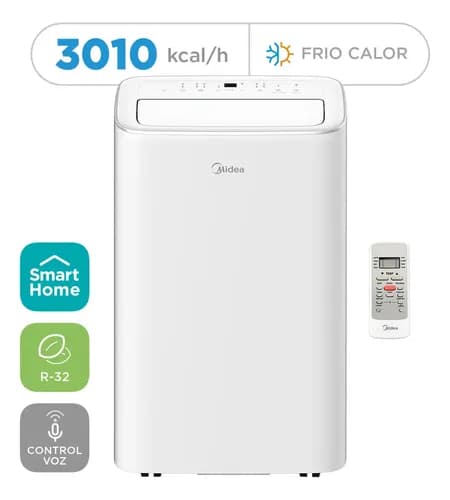 Aire Portátil Smart Midea Mpxh-12-n81f 3010 Kcal/h Frío Calor