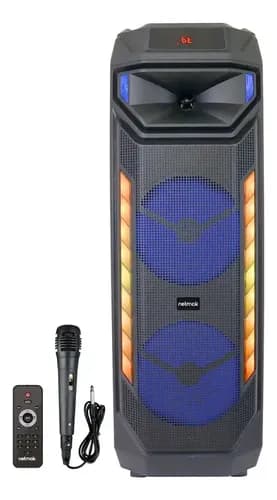 Parlante Netmak NM-EPIC portátil con bluetooth negro