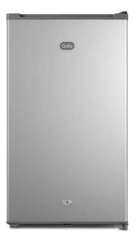 Heladera frigobar Gafa HGFM90P color plateado con capacidad de 90L