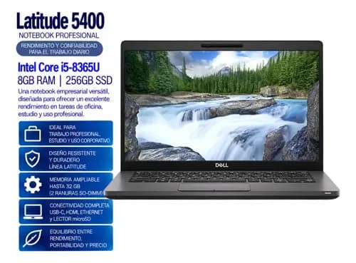Notebook Dell Latitude 14  8gb Ram 256gb Ssd Windows 11