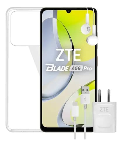 Smartphone ZTE Blade A56 Pro (4+8)gb+128gb Color Dorado + Cargador + Auriculares + Funda Regalo